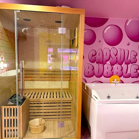 Capsule Bubble Jacuzzi Sauna Switch 2 Lejlighed *